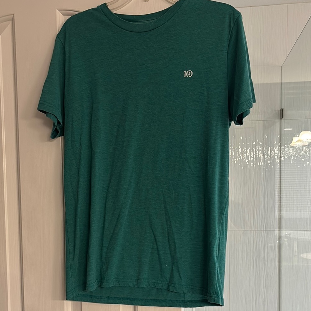 tentree Green Short Sleeve Tee Crew Neck